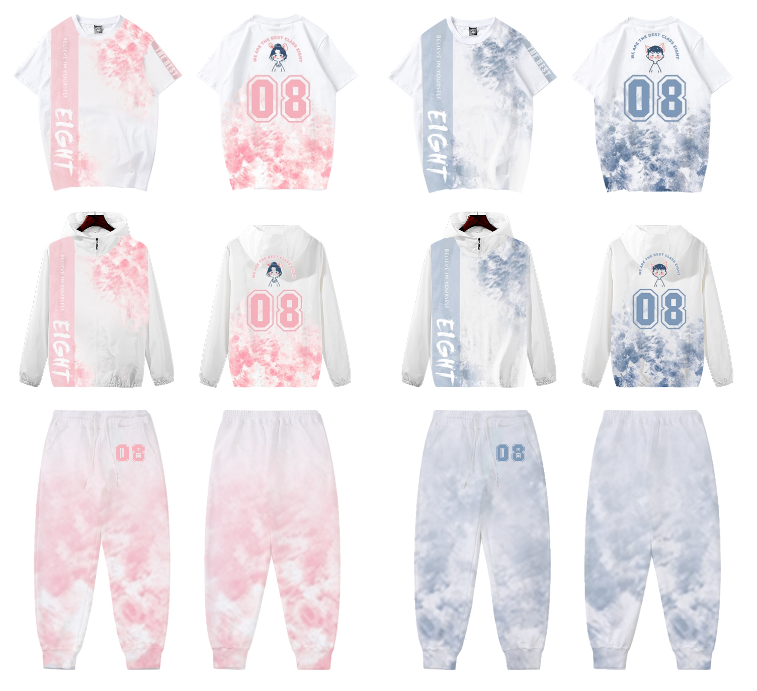 班服定制-定制班服 个性班服工作服外套男女连帽衫情侣加绒厚款衣服订制印logo 复合绒套头红色 班服定制厂家 热销班服